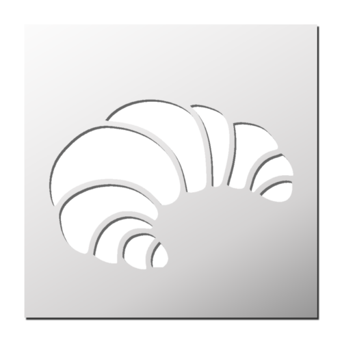 Pochoir Croissant | Le Monde du Pochoir