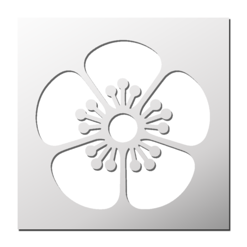 Pochoir Fleur | Le Monde du Pochoir