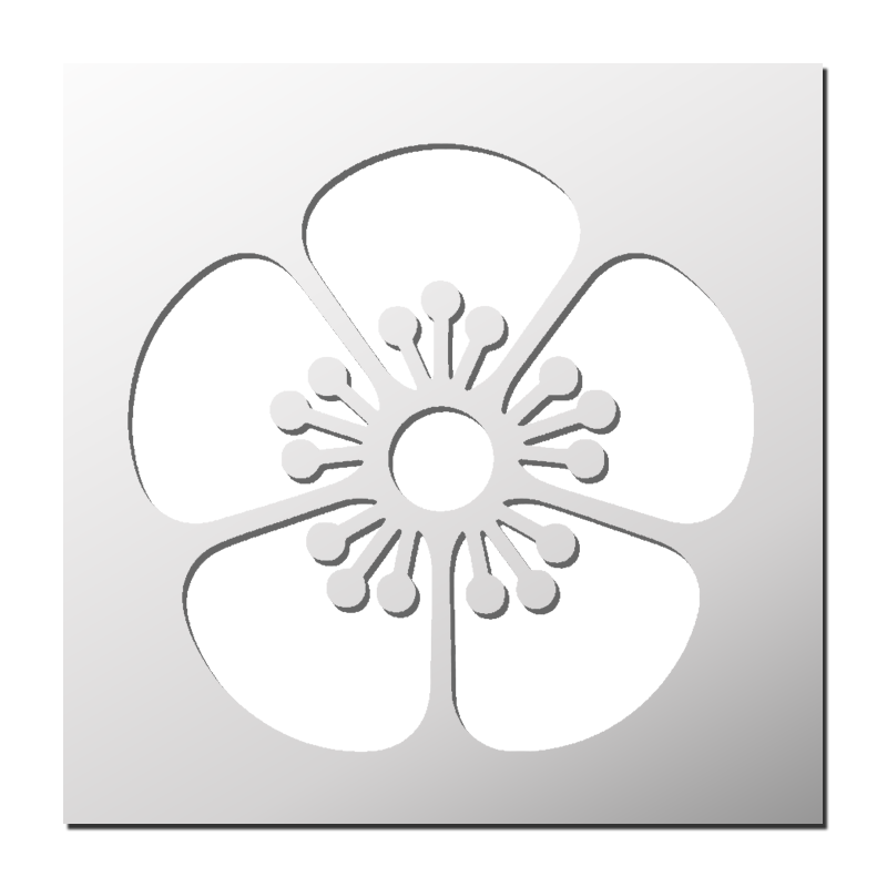 Pochoir Fleur | Le Monde du Pochoir
