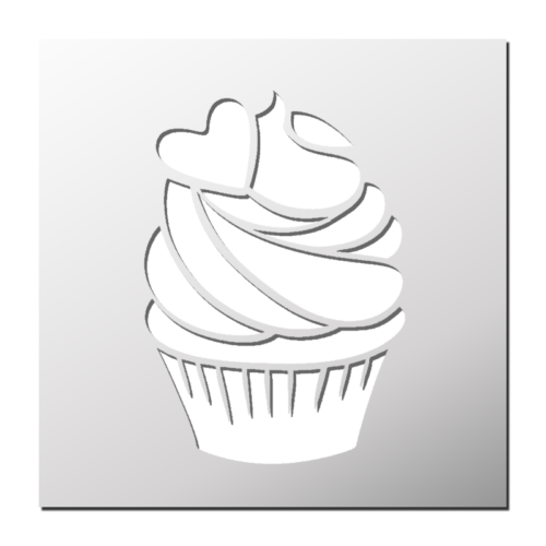 Pochoir CupCake | Le Monde du Pochoir