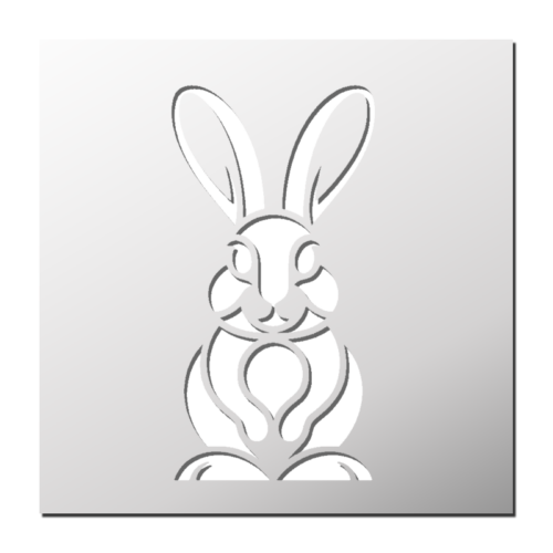 Pochoir Lapin | Le Monde du Pochoir