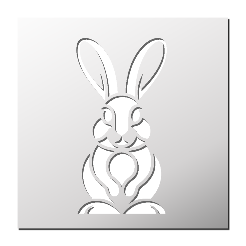 Pochoir Lapin | Le Monde du Pochoir