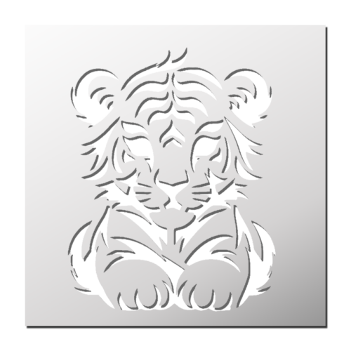 Pochoir Lionceau | Le Monde du Pochoir