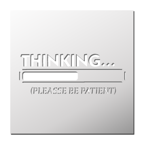Pochoir Thinking… | Le Monde du Pochoir