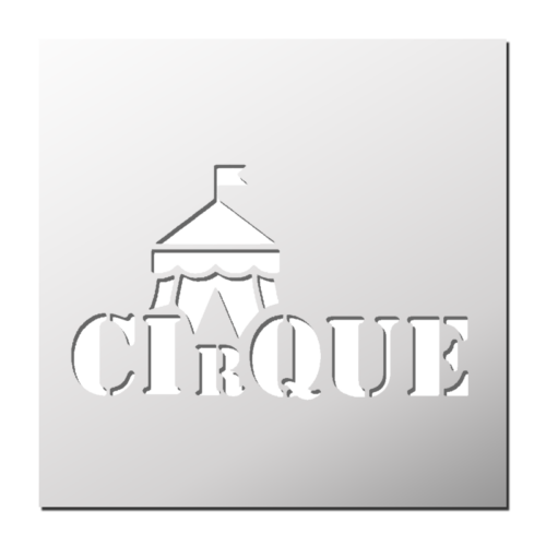 Pochoir Cirque | Le Monde du Pochoir